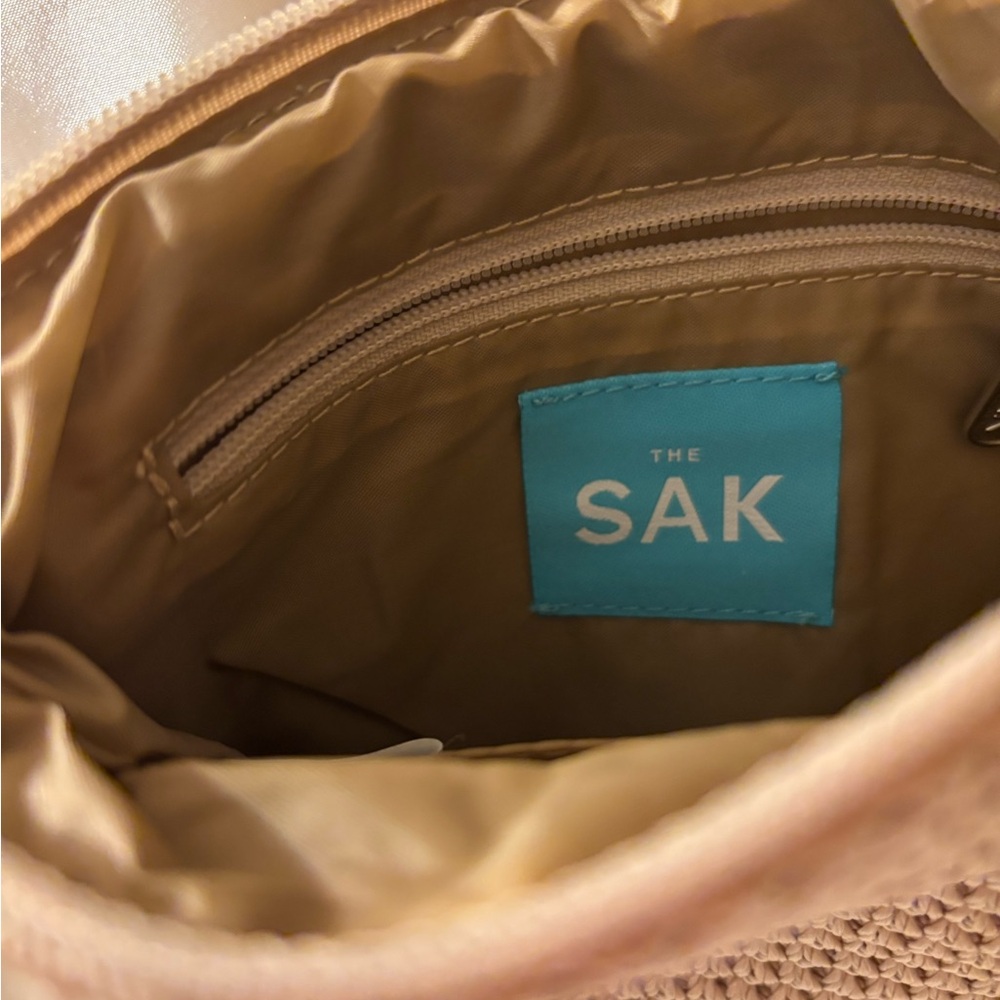 The Sak Beige Crochet Crossbody Bag with Fruit Embroidery - Picture 4 of 5